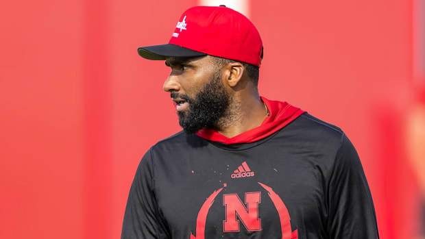 Evan Cooper coach Nebraska football 2023-08-05 fall camp